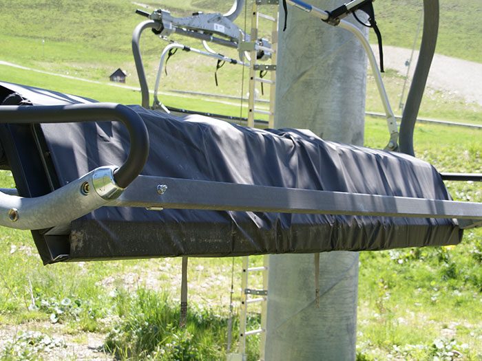 Chairlift UV-proof seat cover